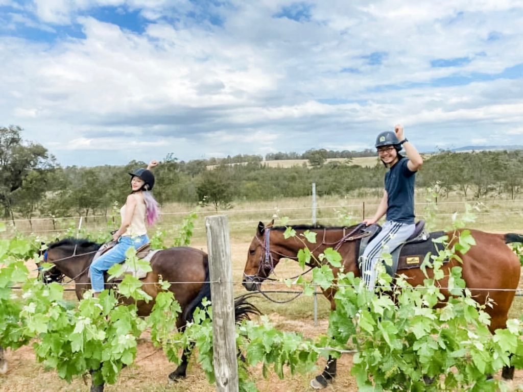 Denman horse riding